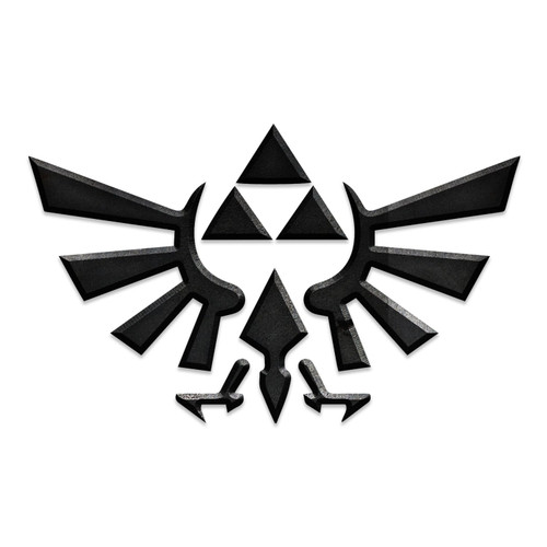 Bargain Max Decals Zelda Inspired Wings Silver Window Laptop Car Sticker 5.5"