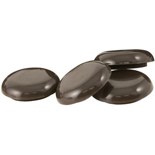 SuperSliders Self-Stick  Furniture Sliders for Carpeted Surfaces (4 piece) - 1' Brown - Round SuperSliders