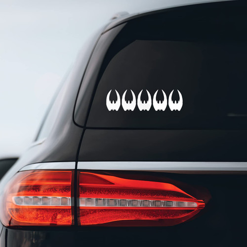 Cylon Kill Sticker Decal Notebook Car Laptop 8" x 2" (White)