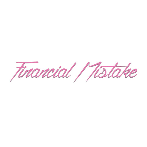 Financial Mistake JDM Sticker Vinyl Decal Notebook Car Window Laptop 8" (Soft Pink)
