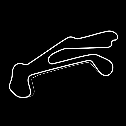 Barber Motorsports Park Track Map 6" Vinyl Sticker Car Decal (6" White) Barber Motorsports Park Track Map 6" Vinyl Sticker Car Decal (6" White)