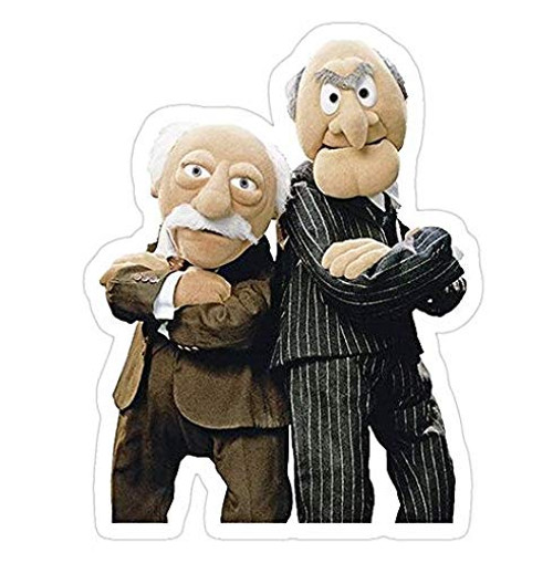 Statler -Waldorf Muppets Decal Sticker - Sticker Graphic - Auto, Wall, Laptop, Cell, Truck Sticker for Windows, Cars, Trucks Statler -Waldorf Muppets Decal Sticker - Sticker Graphic - Auto, Wall, Laptop, Cell, Truck Sticker for Windows, Cars, Trucks