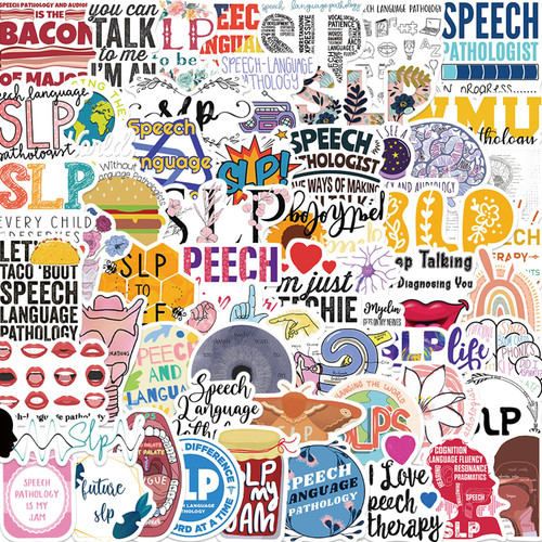 LTZSTONE 56 Pcs SLP Stickers Pack, Speech Language Pathologist Aesthetic Vinyl Waterproof Stickers for Water Bottle,Skateboard,Laptop,Phone,Scrapbooking Decals Gifts for Kids Teens Adults?SLP? LTZSTONE 56 Pcs SLP Stickers Pack, Speech Language Pathologist Aesthetic Vinyl Waterproof Stickers for Water Bottle,Skateboard,Laptop,Phone,Scrapbooking Decals Gifts for Kids Teens Adults?SLP?