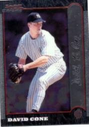 1999 Bowman Chrome #66 David Cone MLB Baseball Trading Card