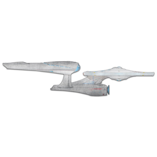Bargain Max Decals Enterprise Inspired Trek Ship Window Laptop Car Sticker 6" Wide