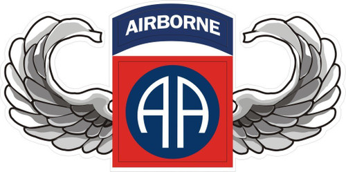 MilitaryDecals23 US Army 82nd Airborne Jump Wings Decal Sticker 3.8" MilitaryDecals23 US Army 82nd Airborne Jump Wings Decal Sticker 3.8"