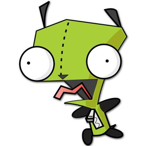 Invader Zim Vynil Car Sticker Decal - Select Size