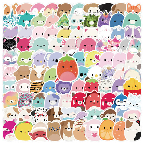 Cute Cartoon Stickers for Kids, 100Pcs Cute Stickers for Water Bottles - Cute Stickers Pack | Cartoon Animal Aesthetic Decals, Vinyl Waterproof Stickers for Laptop, Guitar, Motorcycle, Bike, Skateboard, Luggage, Phone, Gift for Kids Teen Birthday Par Cute Cartoon Stickers for Kids, 100Pcs Cute Stickers for Water Bottles - Cute Stickers Pack | Cartoon Animal Aesthetic Decals, Vinyl Waterproof Stickers for Laptop, Guitar, Motorcycle, Bike, Skateboard, Luggage, Phone, Gift for Kids Teen Birthday Par