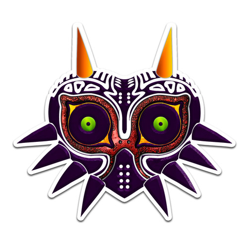 Bargain Max Decals Majora Inspired Character Mask Symbol Window Laptop Car Sticker 5.5"