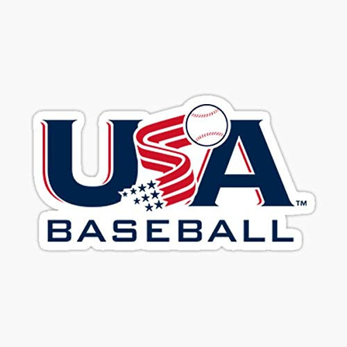 USA Baseball Logo V2 Sticker - Sticker Graphic - Auto, Wall, Laptop, Cell, Truck Sticker for Windows, Cars, Trucks USA Baseball Logo V2 Sticker - Sticker Graphic - Auto, Wall, Laptop, Cell, Truck Sticker for Windows, Cars, Trucks