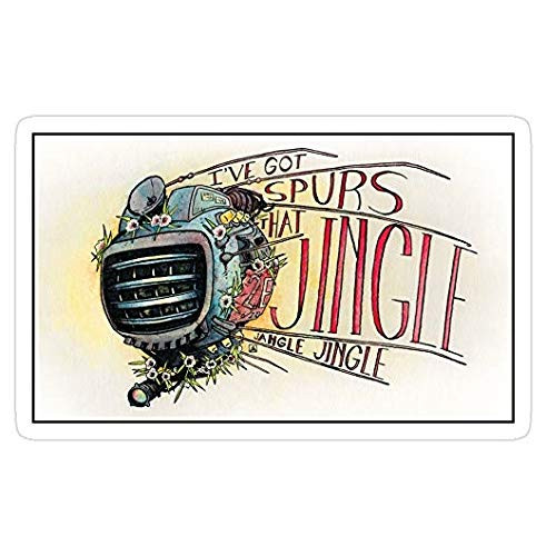 Jingle Jangle, Fallout New Vegas Decal Sticker - Sticker Graphic - Auto, Wall, Laptop, Cell, Truck Sticker for Windows, Cars, Trucks