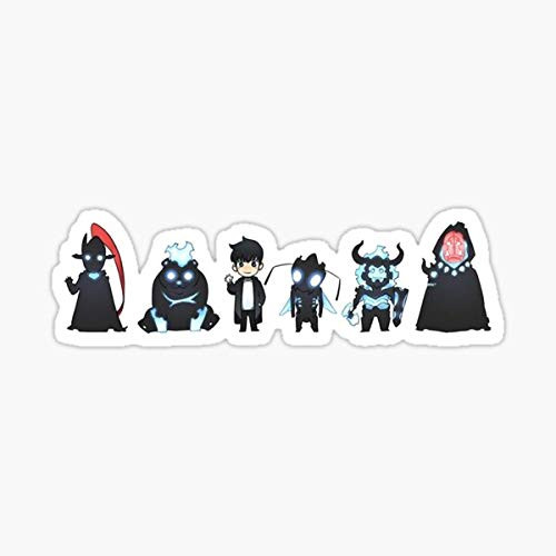 Solo Leveling - The Whole Lil Gang Sticker - Sticker Graphic - Auto, Wall, Laptop, Cell, Truck Sticker for Windows, Cars, Trucks