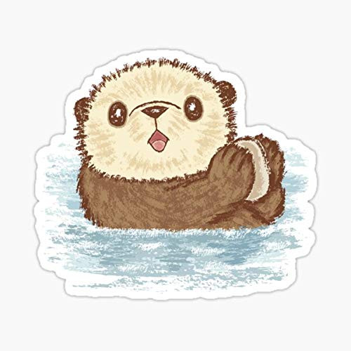 Sea Otter Sticker - Sticker Graphic - Auto, Wall, Laptop, Cell, Truck Sticker for Windows, Cars, Trucks Sea Otter Sticker - Sticker Graphic - Auto, Wall, Laptop, Cell, Truck Sticker for Windows, Cars, Trucks