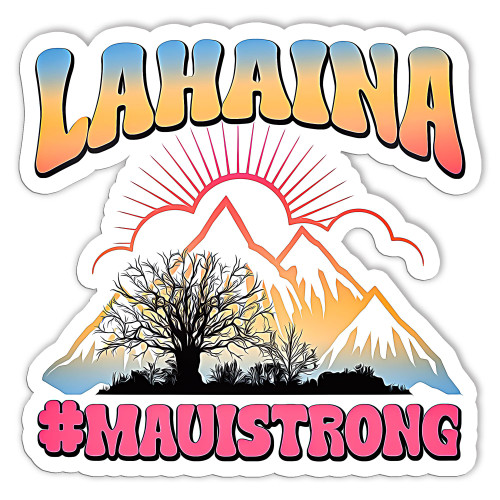Nhi79art, Maui Strong Lahaina Banyan Support Hawaii Volcanol Islands Sticker, Vinyl Decal Sticker, Stickers for Water Bottles,Skateboards and Notebooks, Laptop Stickers Nhi79art, Maui Strong Lahaina Banyan Support Hawaii Volcanol Islands Sticker, Vinyl Decal Sticker, Stickers for Water Bottles,Skateboards and Notebooks, Laptop Stickers