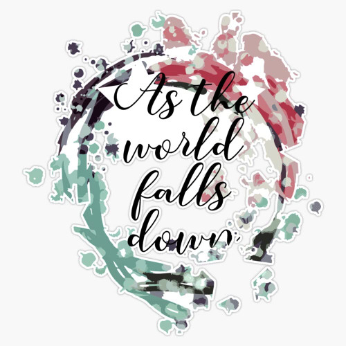 Labyrinth Watercolor Sticker Sticker Decal Bumper Sticker Waterproof 5"