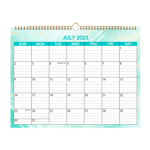 2023-2024 Wall Calendar, 8.5 x 11 Inch,July 2023- June 2024, monthly Calendar with Thick Paper for Planning and Organizing for Home or Office