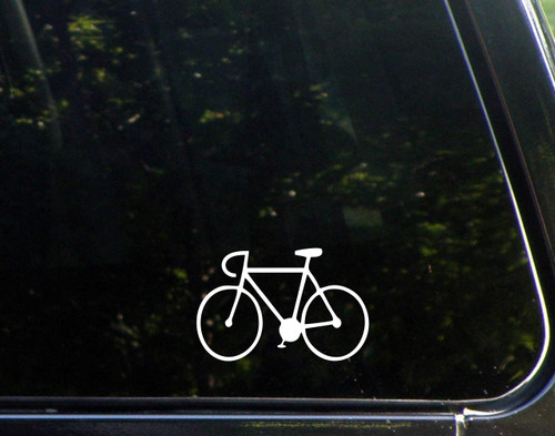 Bicycle - 4" x 3" - Vinyl Die Cut Decal/Bumper Sticker for Windows, Cars, Trucks, Laptops, Etc. Bicycle - 4" x 3" - Vinyl Die Cut Decal/Bumper Sticker for Windows, Cars, Trucks, Laptops, Etc.