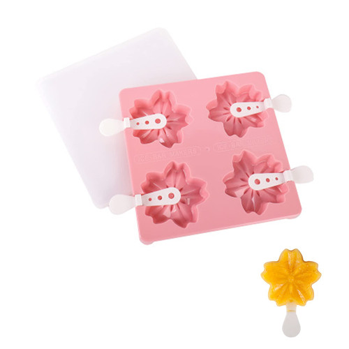 Ice Cream Mould DIY Ice Lolly Mold Reusable Ice Lolly Maker for Frozen Popsicle Ice Cream Fridge Kitchen