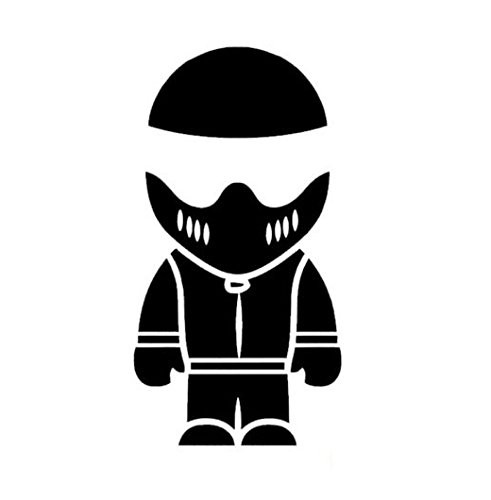 Stig Top Gear Vinyl Decal Window Sticker Car Auto Graphic Racing BBC I am Baby, Die cut vinyl decal for windows, cars, trucks, tool boxes, laptops, MacBook - virtually any hard, smooth surface