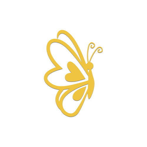 Butterfly Wings Silhouette Vinyl Decal Notebook Car Laptop 3.75" x 5.5" (Yellow) Butterfly Wings Silhouette Vinyl Decal Notebook Car Laptop 3.75" x 5.5" (Yellow)