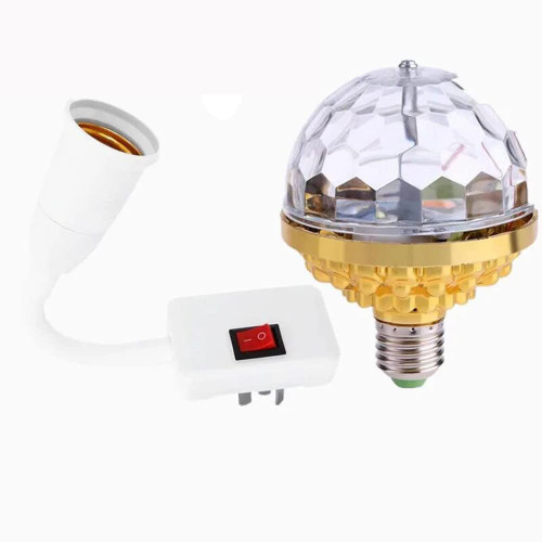 Colorful Rotating Magic Ball Light,Colorful Rotating Disco Lights,Party Strobe Lights Mini Disco Ball with Sockets,Theme Party Decorations h360