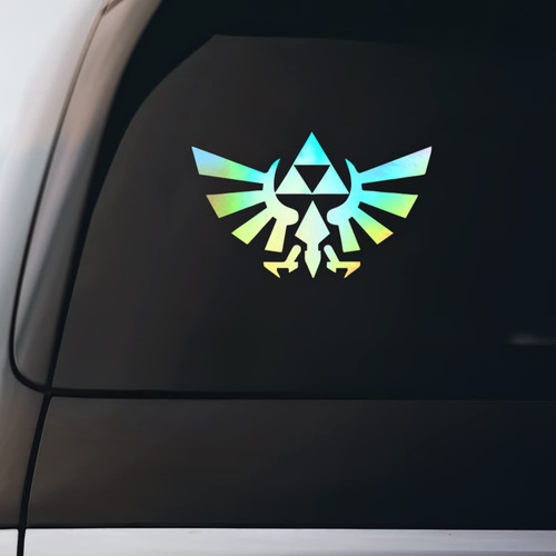 Triforce Wings Sticker Vinyl Decal Notebook Car Window Laptop | Holographic | 5.5" x 3.75" Triforce Wings Sticker Vinyl Decal Notebook Car Window Laptop | Holographic | 5.5" x 3.75"