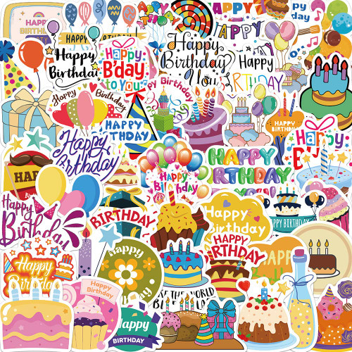Happy Birthday Stickers for Kids Adults Stickers for Water Bottles,Happy Birthday Adhesive Stickers Party Gifts Bags Box Celebration Envelope Sealing, Gift Wrap Decorations,Vinyl Waterproof Decals for Kids Teens (Happy Birthday) Happy Birthday Stickers for Kids Adults Stickers for Water Bottles,Happy Birthday Adhesive Stickers Party Gifts Bags Box Celebration Envelope Sealing, Gift Wrap Decorations,Vinyl Waterproof Decals for Kids Teens (Happy Birthday)