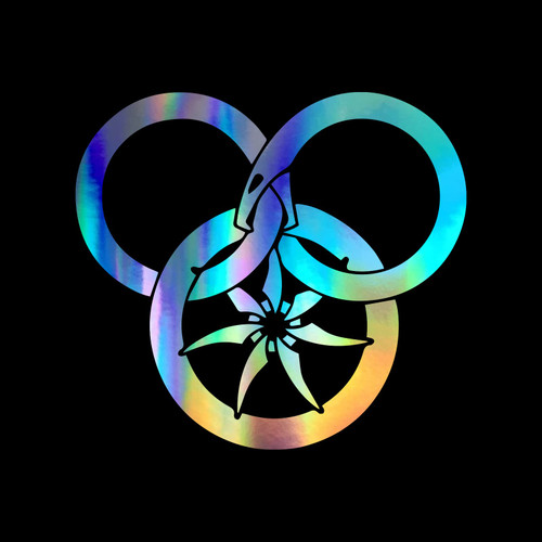 Wheel of Time Decal Vinyl Sticker Auto Car Truck Wall Laptop | Holographic | 5.5" x 5"