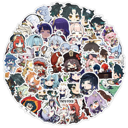 50Pcs Cute Genshin Impact Gme Stickers, Kawaii Game Genshin Impact Waterproof Laptop Water Bottle Phone Skateboard Bike Guitar Luggage Sticker for Teen Girl (Genshin Impac) 50Pcs Cute Genshin Impact Gme Stickers, Kawaii Game Genshin Impact Waterproof Laptop Water Bottle Phone Skateboard Bike Guitar Luggage Sticker for Teen Girl (Genshin Impac)