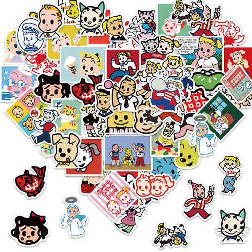 XUNMEILE Kawaii Harada Osam-u Stickers 50Pcs for Laptop and Water Bottles,Waterproof Durable Trendy Vinyl Laptop Decal Stickers Pack for Teens, Water Bottles, Computer, Travel Case
