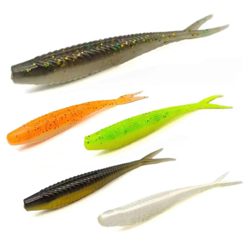 TXRRURE 20 PCS Fishing Soft Plastic Lures, Tail Swim Baits for Bass Fishing Lures, Saltwater Fishing Lures, Soft Plastic Baits for Saltwater Freshwater TXRRURE 20 PCS Fishing Soft Plastic Lures, Tail Swim Baits for Bass Fishing Lures, Saltwater Fishing Lures, Soft Plastic Baits for Saltwater Freshwater