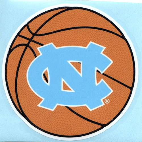 North Carolina Tarheels NC BASKETBALL 4" Vinyl Decal Tar Heels Car Sticker UNC