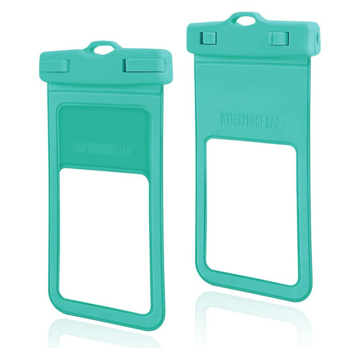 SANJIACHONG Universal Waterproof Case, Waterproof Phone Pouch Compatible for iPhone 13 12 11 Pro Max XS Max Samsung Galaxy s10 Google Up to 7.0", IPX8 Cellphone Dry Bag for Vacation (Blue)