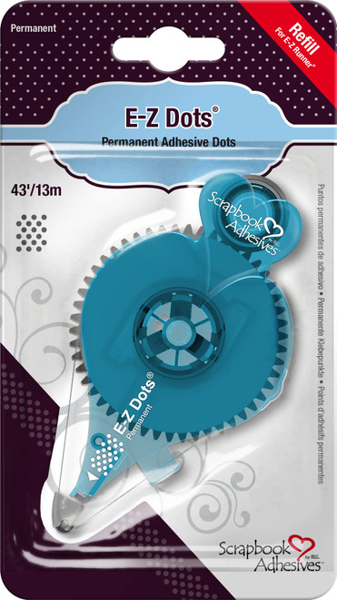 SCRAPBOOK ADHESIVES BY 3L E-Z Dots Refillable Permanent Runner Refill Cartridge, 43 Feet