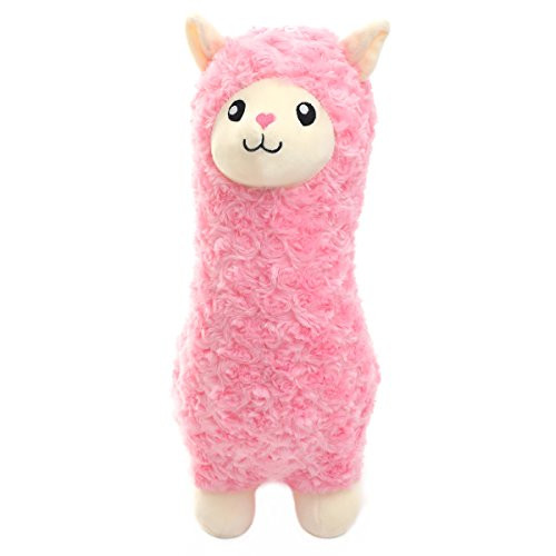 Serdic 18" Plush Stuffed Llama Animals Toys Cute Plush Alpaca Llama Doll Baby Gifts Pink Serdic 18" Plush Stuffed Llama Animals Toys Cute Plush Alpaca Llama Doll Baby Gifts Pink