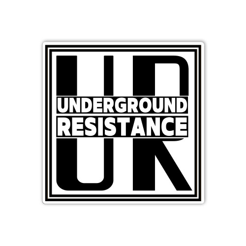 CVHoming Sticker, Under Ground Resistance Sticker, Sticker Vinyl Waterproof, Sticker for Merchandise Accessories Decal Decor Gifts Idea for Adults Ladies Kids Teens, Size 5"