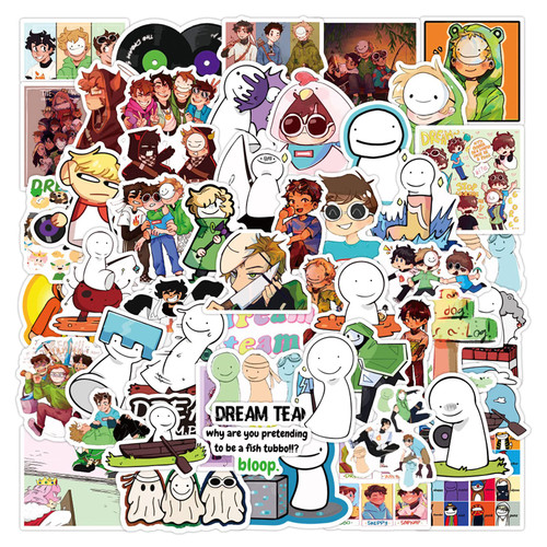 Dream Team SMP Stickers 50pcs, Fun Trendy Waterproof Vinyl Decals for Teens Laptop Water Bottles Cars Phone Skatebord Bike Luggage Travel Case Dream Team SMP Stickers 50pcs, Fun Trendy Waterproof Vinyl Decals for Teens Laptop Water Bottles Cars Phone Skatebord Bike Luggage Travel Case