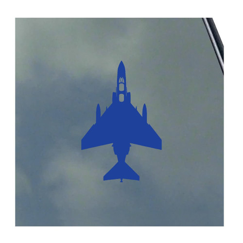 F-4 Phantom II Pilot with Tanks Top Vinyl Sticker Decal Navy Marines Veteran Vietnam