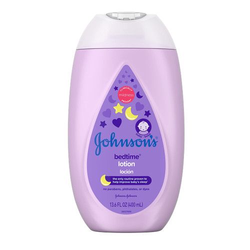 Johnson's Baby Bedtime Lotion with Natural Calm Essences Hypoallergenic & Paraben Free, 13.6 Fluid Ounce