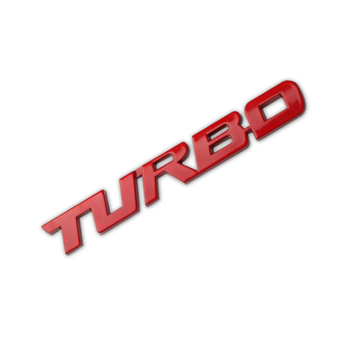 Turbo Car Emblem, 3D Letter Emblem Badge Sticker, 3D Metal Turbo Premium Car Side Fender Rear Trunk Emblem Badge Decals, 3D Metal Turbo Emblem Decoration Stickers Fit for All Cars (Red) Turbo Car Emblem, 3D Letter Emblem Badge Sticker, 3D Metal Turbo Premium Car Side Fender Rear Trunk Emblem Badge Decals, 3D Metal Turbo Emblem Decoration Stickers Fit for All Cars (Red)
