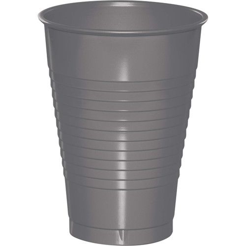 Creative Converting Premium Plastic Cups 12 OZ, 12-oz, 20 ct, Gray Creative Converting Premium Plastic Cups 12 OZ, 12-oz, 20 ct, Gray