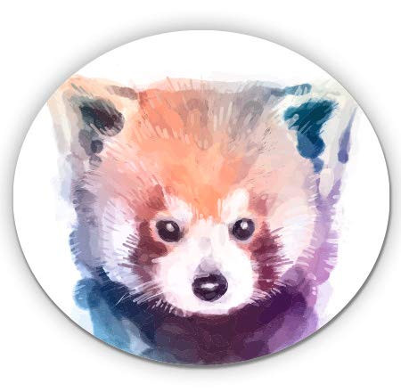 GT Graphics Red Panda Cute - 3" Vinyl Sticker - for Car Laptop I-Pad Phone Helmet Hard Hat - Waterproof Decal