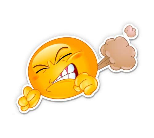 Fart Funny - 3" Vinyl Sticker - for Car Laptop I-Pad Phone Helmet Hard Hat - Waterproof Decal