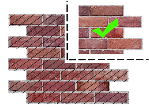 Sample for Display Purpose only Retro-Art 3D Wall Panels, Faux Brick in Red, PVC, 7" x 10", 570TG
