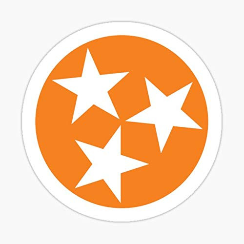 Tennessee Orange Tristar Sticker - Sticker Graphic - Auto, Wall, Laptop, Cell, Truck Sticker for Windows, Cars, Trucks Tennessee Orange Tristar Sticker - Sticker Graphic - Auto, Wall, Laptop, Cell, Truck Sticker for Windows, Cars, Trucks
