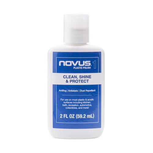 NOVUS 7026 | Plastic Clean & Shine #1 | 2 Ounce Bottle