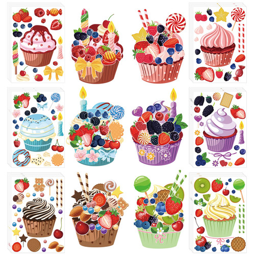 30 Sheets Cupcakes Stickers for Kids Treats and Sweets Sticker Make a Face Stickers DIY Make Your Own Ice Cream Dessert Stickers Mix and Match Classroom Birthday Party Favors 30 Sheets Cupcakes Stickers for Kids Treats and Sweets Sticker Make a Face Stickers DIY Make Your Own Ice Cream Dessert Stickers Mix and Match Classroom Birthday Party Favors