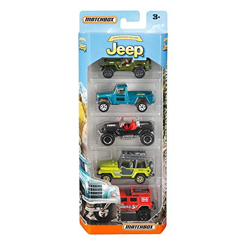 Matchbox Anniversary Edition Jeep 5-Pack Matchbox Anniversary Edition Jeep 5-Pack