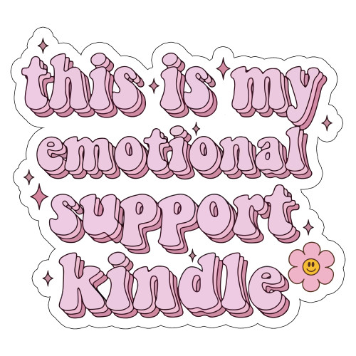 This is My Emotional Support Kindle Sticker, Kindle Sticker, Bookish Smut Romance Book Sticker, Book Sticker, Kindle Addict, E-Book Sticker (2 inch) This is My Emotional Support Kindle Sticker, Kindle Sticker, Bookish Smut Romance Book Sticker, Book Sticker, Kindle Addict, E-Book Sticker (2 inch)