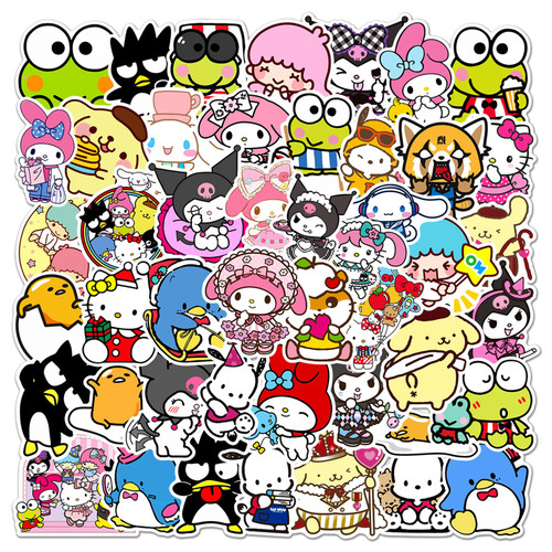 Cute Sanrio Cartoon Stickers for Kids Water Bottle 50pcs Pack, Kawaii Waterproof Vinyl Stickers for Teen Girl Laptop Skateboard Bike Guitar Laggage Bicycle Travel Case (Japanese Cartoon) Cute Sanrio Cartoon Stickers for Kids Water Bottle 50pcs Pack, Kawaii Waterproof Vinyl Stickers for Teen Girl Laptop Skateboard Bike Guitar Laggage Bicycle Travel Case (Japanese Cartoon)